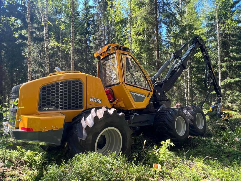 Sampo harvester fhs forsttechnik schönewalde händler service forstmaschinen