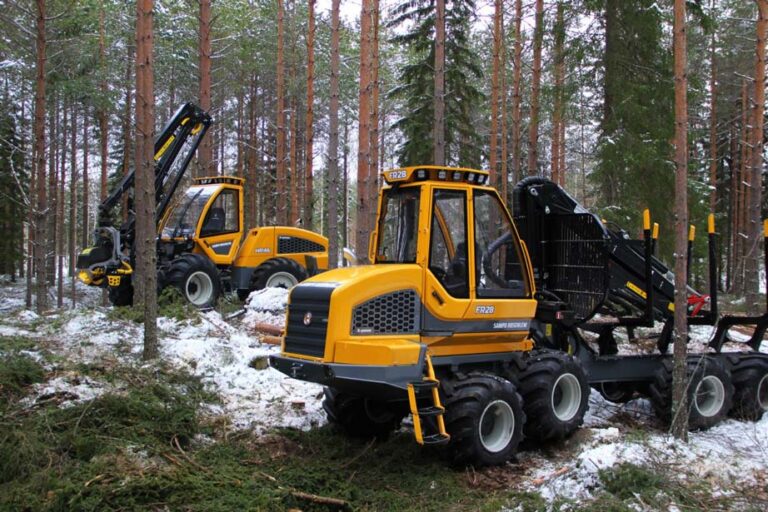 sampo rosenlew forstmaschinen forwarder harvester