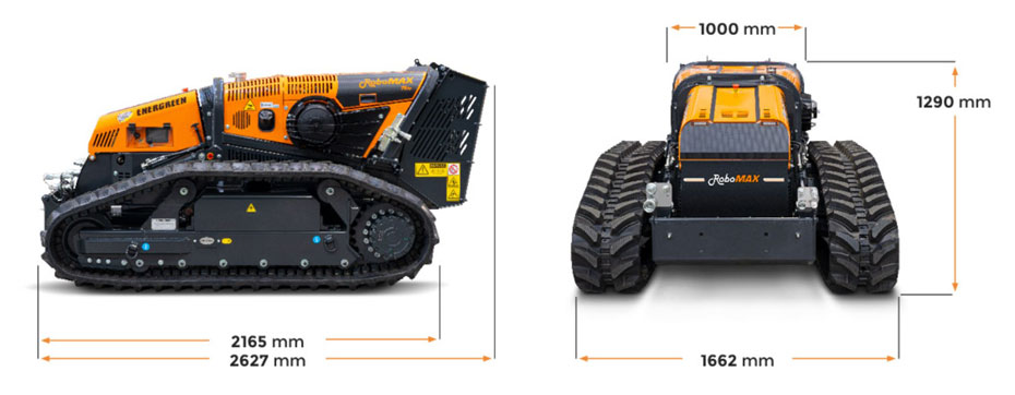 Energreen RoboMAX Abmessungen