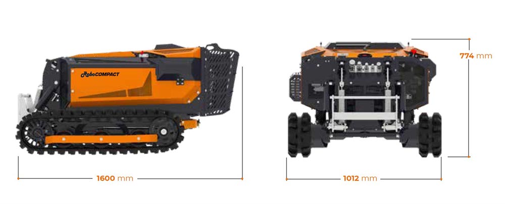 Energreen RoboCOMPACT Abmessungen